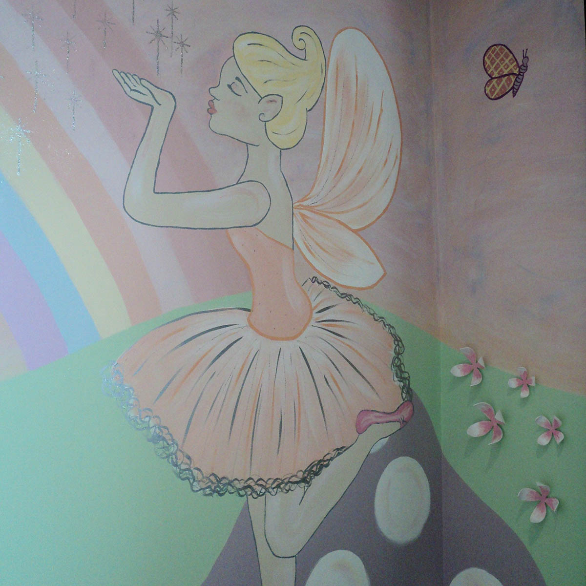 Fairy wall mural
