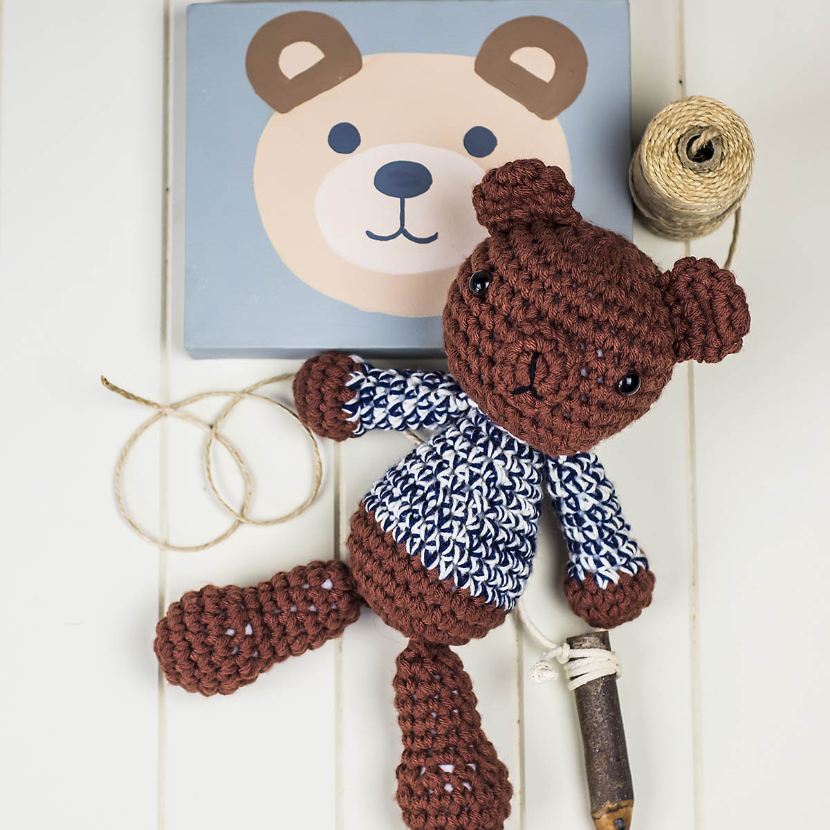 Hand Crochet bear