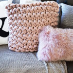 bespoke pink cushions